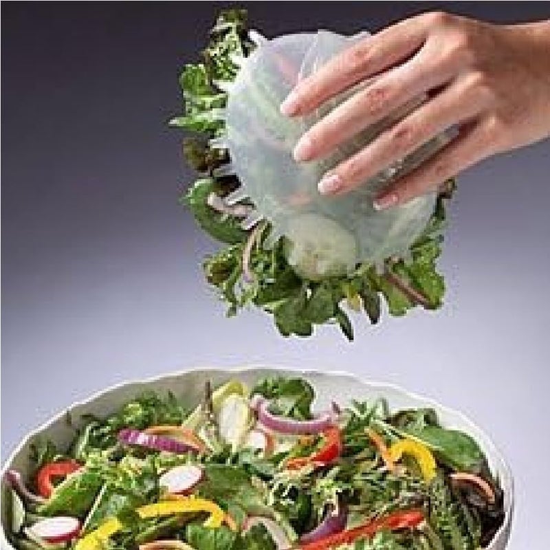 Snapi The Single Handed Salad Server, Kiwi, Rubber, Pack of 2, 7.5 Inches Length, SNAPI2PKKW - Image 2